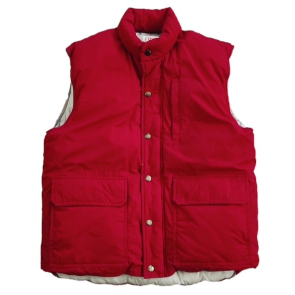 Orvis Red Goose Down Filled Fishing Guide Vest Jacket - Picture 1 of 12